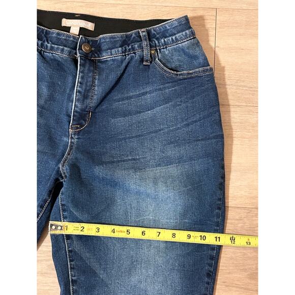 Woman Within 18W Stretchy Straight Leg Denim Jeans Excellent Condition - Picture 10 of 11